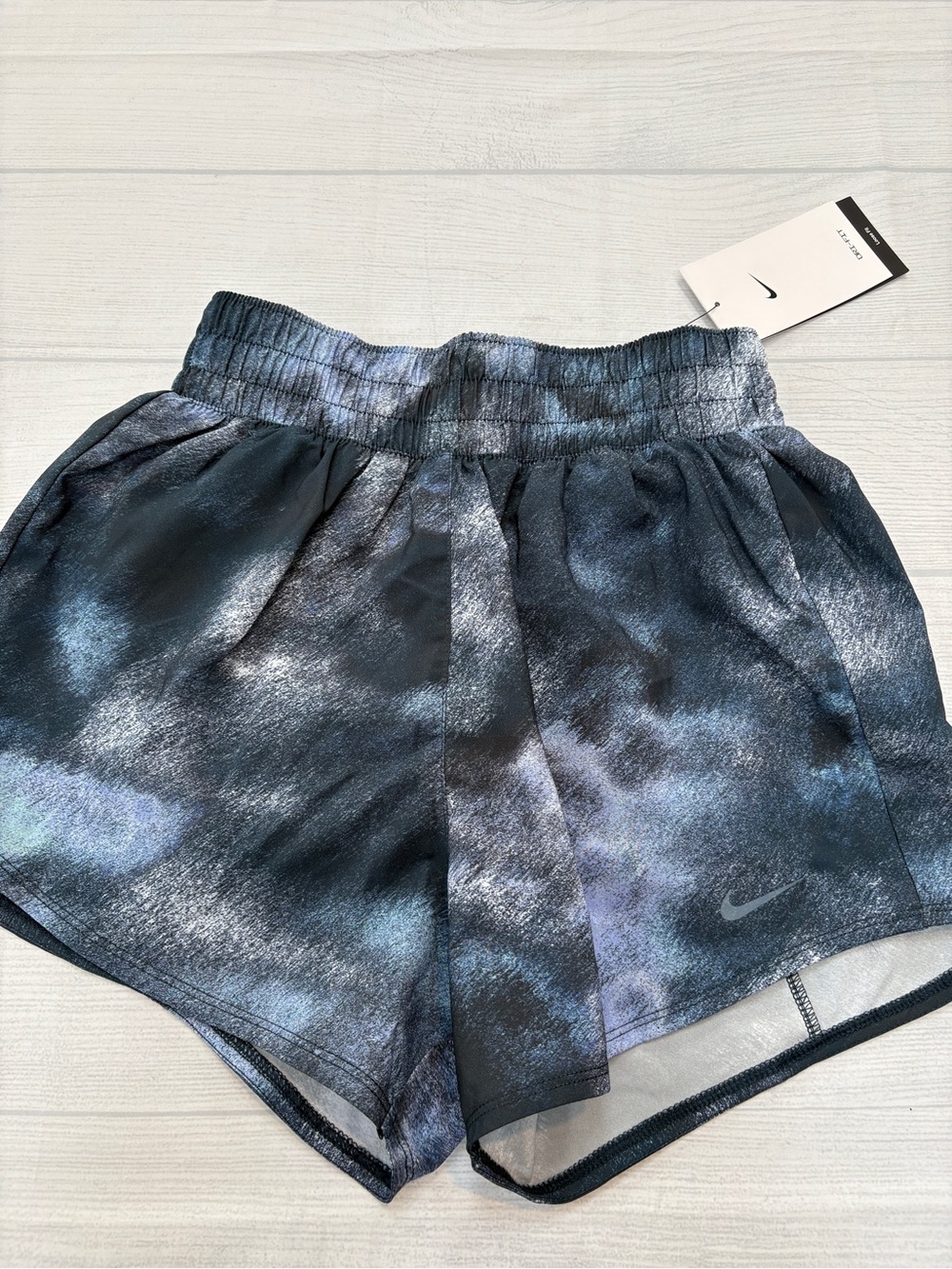 Nike Women's Black and Gray Athletic Running Shorts
